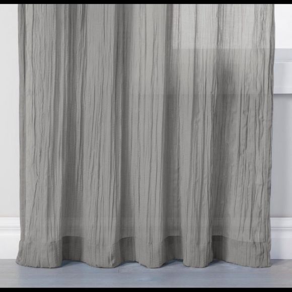 Opalhouse Accents Opalhouse Crushed Sheer Curtain 2 Panels Boho And